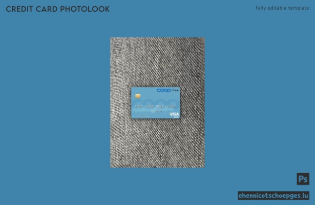 Estonia Coop Pank Visa Debitkarte Fotoansicht Beispielvorschau